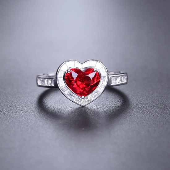 14k Gold 1.65 Ctw Natural Spinel & Diamond Ring