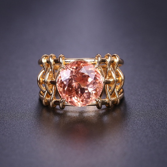 14k Gold 5 Ct Natural Tourmaline Ring