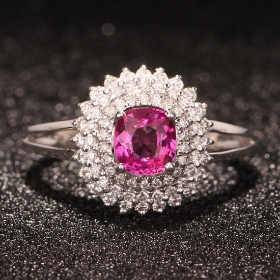 14k Gold 1.08 Ctw Natural Sapphire & Diamond Ring