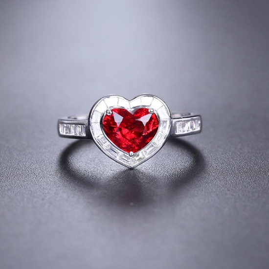 14k Gold 1.65 Ctw Natural Spinel & Diamond Ring