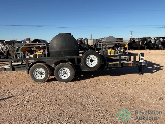 2022 INDUSTRIAL HOT PRESSURE WASHER TRAILER, 18', LANDA