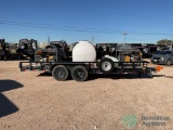2022 INDUSTRIAL HOT PRESSURE WASHER TRAILER, 18', LANDA