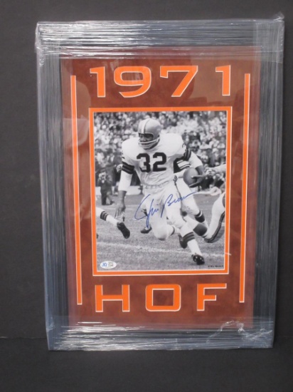 Jim Brown Signed Framed 8x10 Photo W/FSG Coa