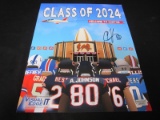 Johnson Signed 11x14 HOF Poster Direct COA