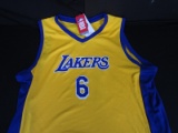 LeBron James Signed Yellow Lakers Jersey W/Coa