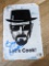 Bryan Cranston signed metal sign with coa