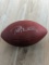 Tom Brady signed football with coa