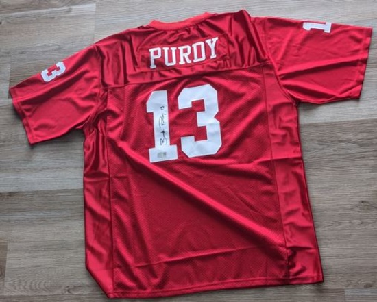 Brock Purdy signed San Francisco 49ers jersey with coa