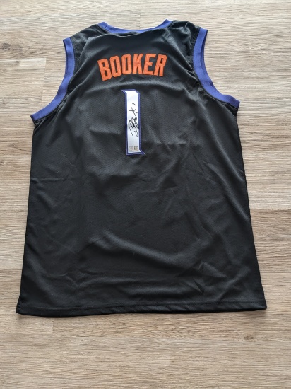 Devin Booker signed Phoneix Suns jersey with coa