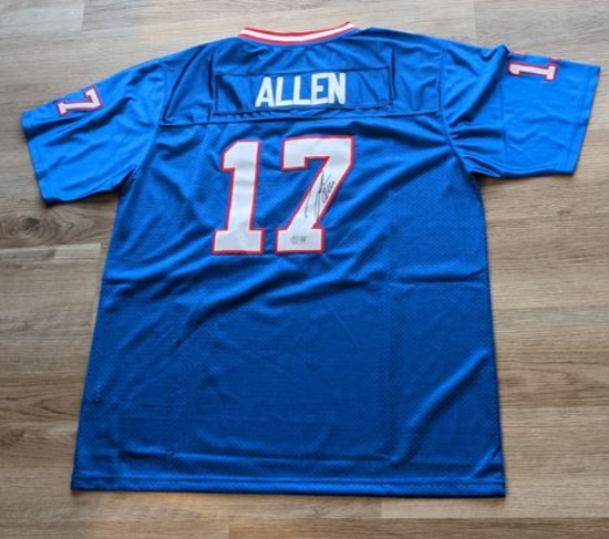 Josh Allen signed Buffalo Bills jersey with coa