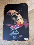 Kane Hodder friday the 13th signed metal sign with coa