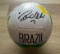 Ronaldo Signed Brazil Logo Soccer Ball With COA
