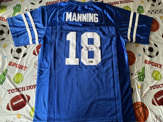 Peyton Manning Signed Colts Jersey With COA