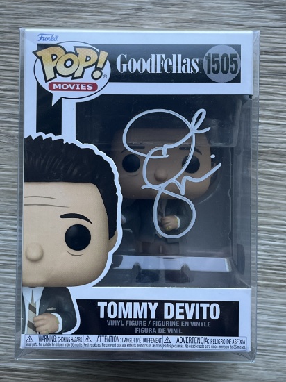 Joe Pesci Goodfellas Signed Tommy DeVito Funko PoP With COA
