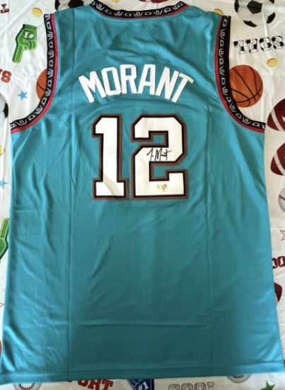Ja Morant Signed Memphis Grizzlies Jersey With COA