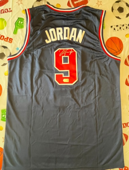 Michael Jordan Signed Team USA Olympic Jersey With COA