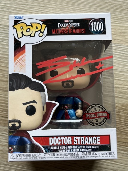 Benedict Cumberbatch Signed Dr Strange Funko PoP With COA