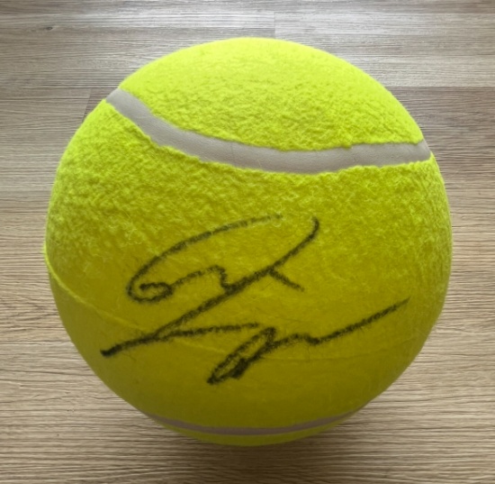 Rafael Nadal Signed Large Tennis Ball With COA