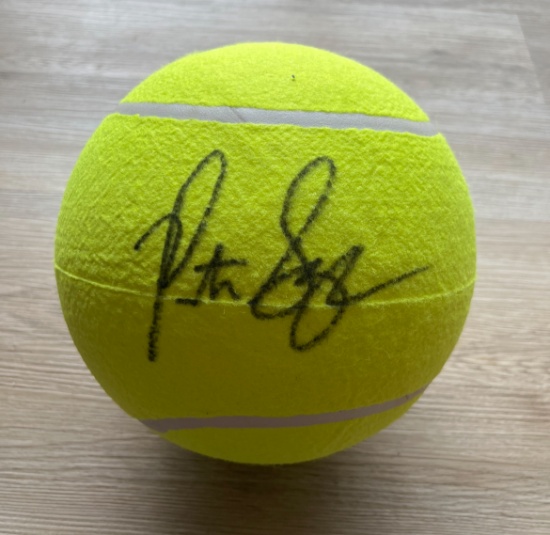 Pete Sampras Signed Large Tennis Ball With COA