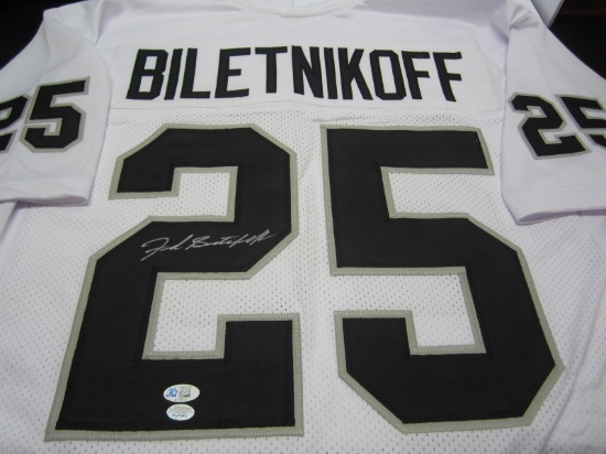 Fred Biletnikoff signed Jersey Player Holo GTSM