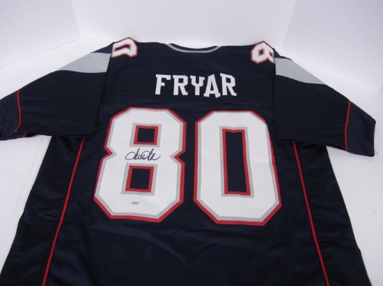 PATRIOTS IRVING FRYAR SIGNED JERSEY TSA COA