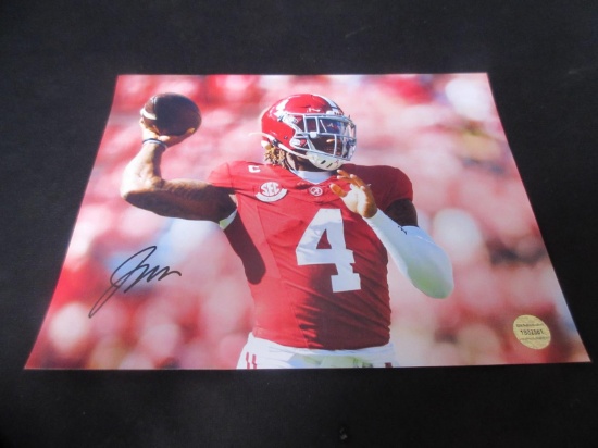 Jalen Milroe Signed 8.5x11 Photo Elite COA