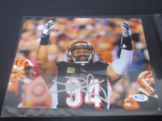 Domata Peko Signed 8x10 Photo FSG COA