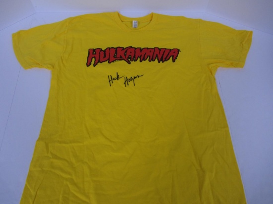 HULK HOGAN SIGNED HULKAMANIA SHIRT COA