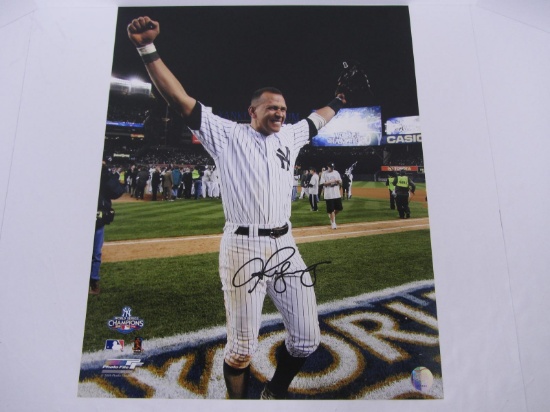ALEX RODRIGUEZ SIGNED 16X20 PHOTO YANKEES COA