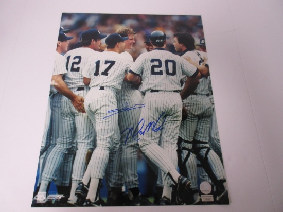 Nikes & Abbott Signed 16x20 Photo Direct COA
