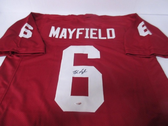 Baker Mayfield Signed Jersey TSA COA