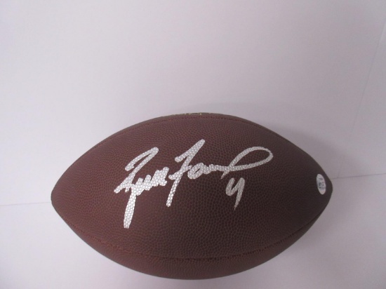 Brett Favre Signed Football Player Holo