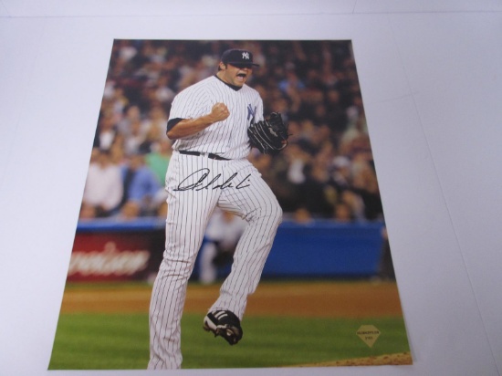 Joba Chamberlain Signed 16x20 Photo GC COA