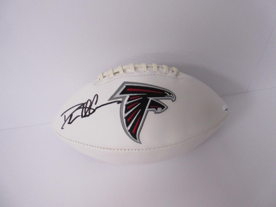 D. Sanders Signed Logo Football Player Holo GTSM