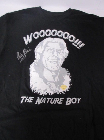 Ric Flair Signed Black Shirt GC COA