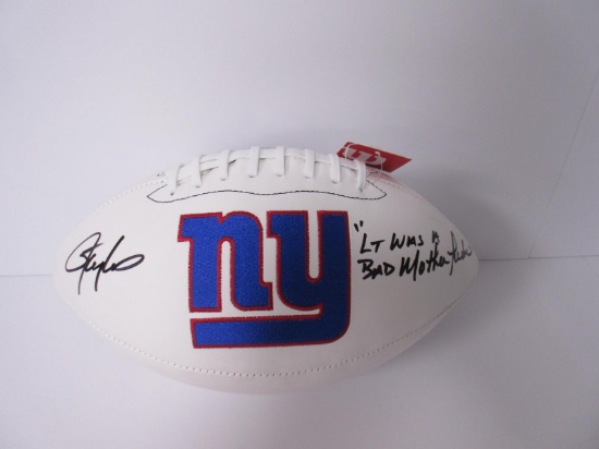 Lawrence Taylor Signed Logo Football Player Holo