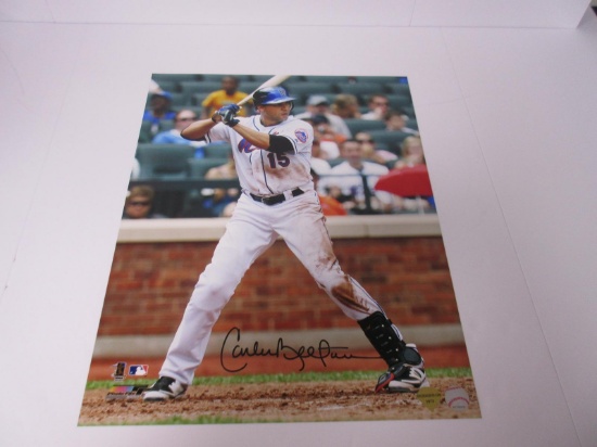 Carlos Beltran Signed 16x20 Photo GC COA