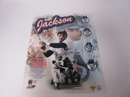 Reggie Jackson Signed 16x20 Photo GC COA