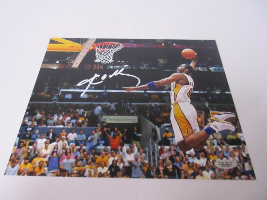 Kobe Bryant Signed 8x10 Photo TSA COA