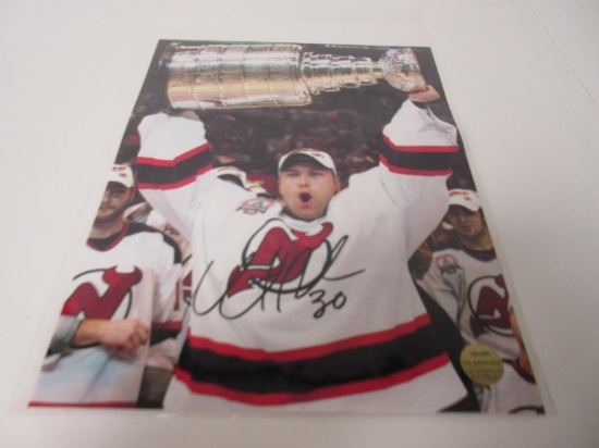 Martin Brodeur Signed 8.5x11 Photo Elite COA