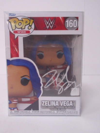 Zelina Vega Signed Funko Pop GC COA