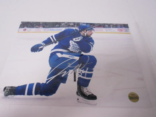 Auston Matthews Signed 8.5x11 Photo Elite COA