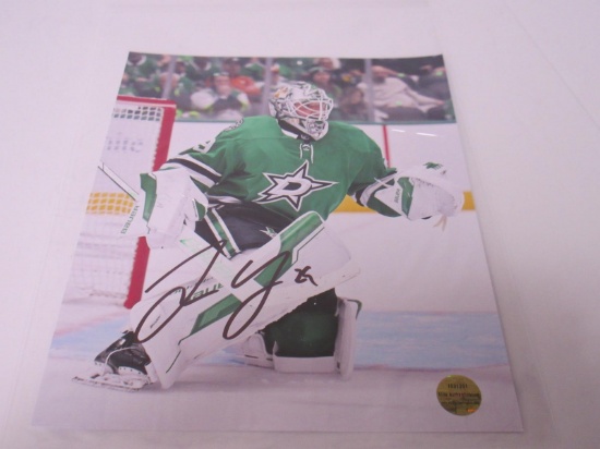 Jake Oettinger Signed 8x10 Photo Elite COA