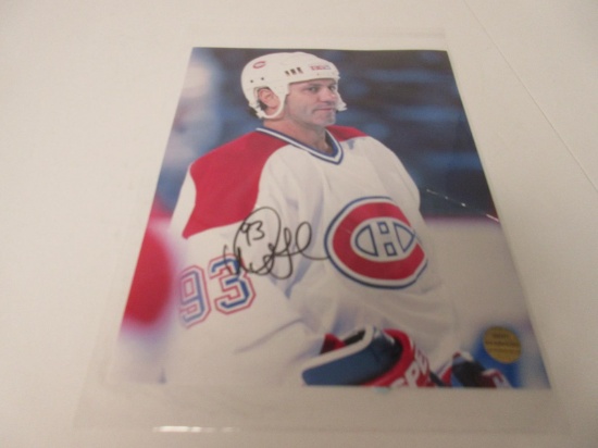 Doug Gilmour Signed 8.5x11 Photo Elite COA