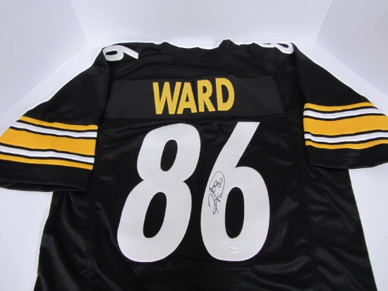 STEELERS HINES WARD SIGNED JERSEY TSE COA