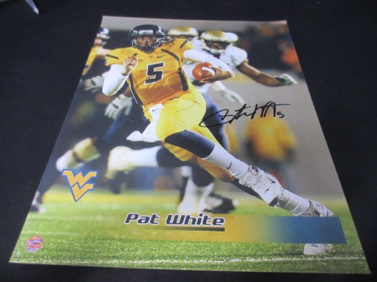 PAT WHITE SIGNED 16X20 PHOTO WITH COA