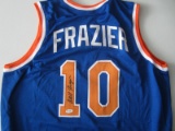 WALT FRAZIER SIGNED JERSEY WITH COA