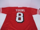 49ERS STEVE YOUNG SIGNED JERSEY GTSM COA