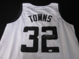 Karl-Anthony Towns Signed Jersey FSG COA