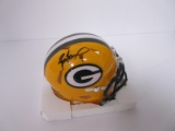 Brett Favre Signed Mini Helmet Player Holo